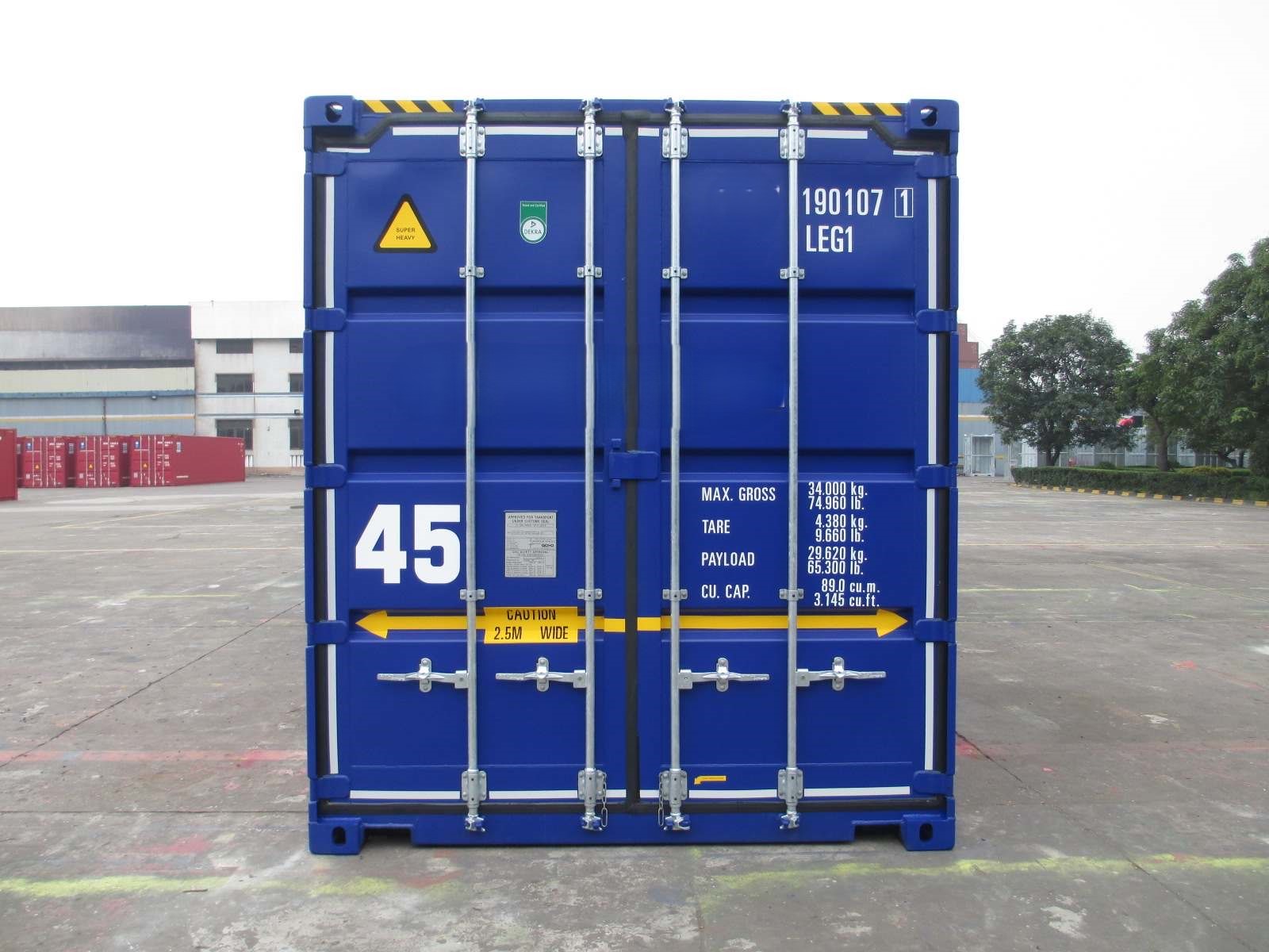 45" HCPW Jūras konteiners
