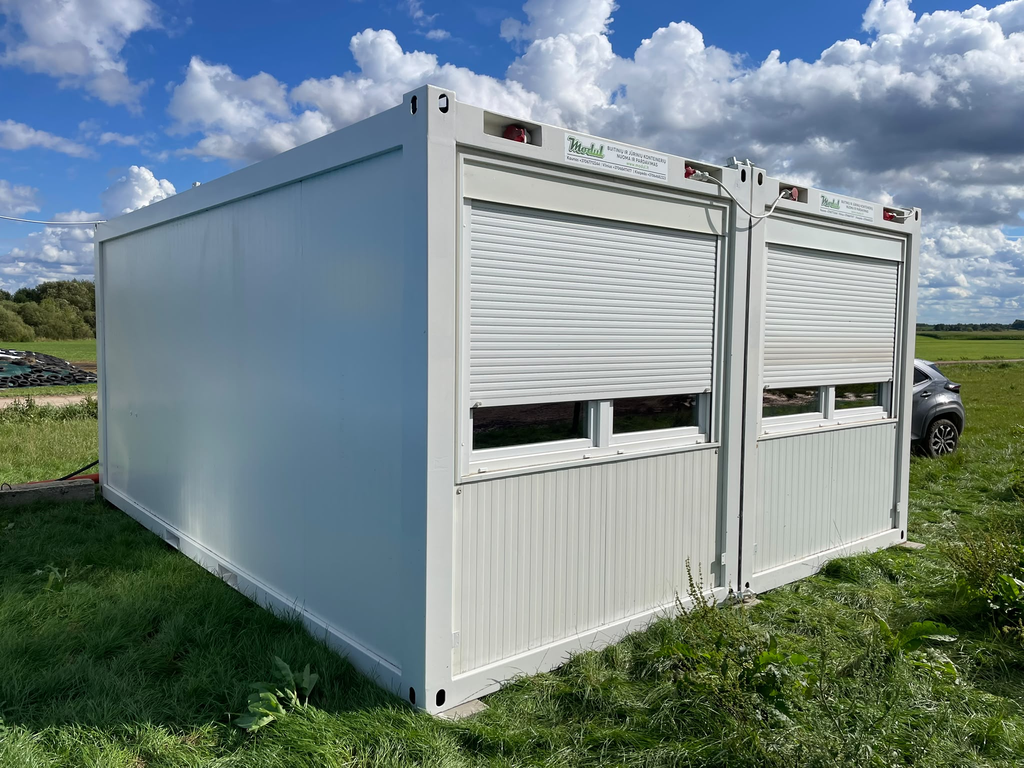 Konteinerinis biuro namelis (Dvigubas) 4,8x6,0m