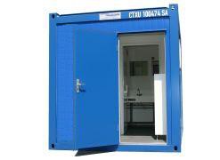 10' (3 × 2,5 m) WC sanitaarkonteinerid
