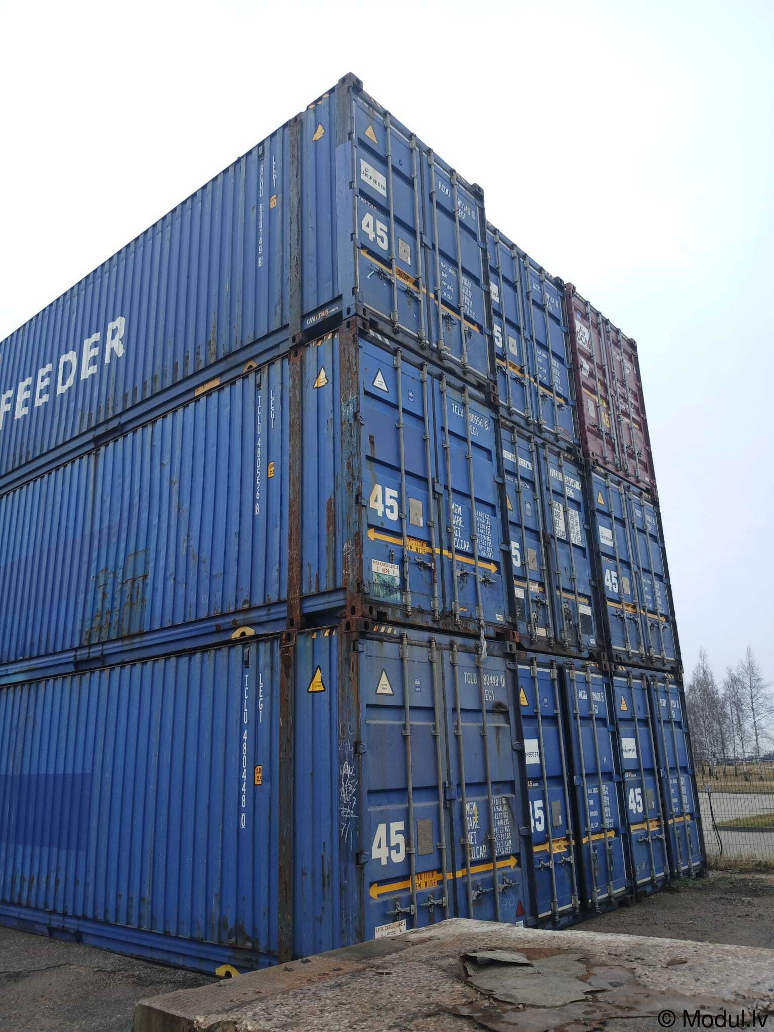 Kasutatud 45' HC PW merekonteiner