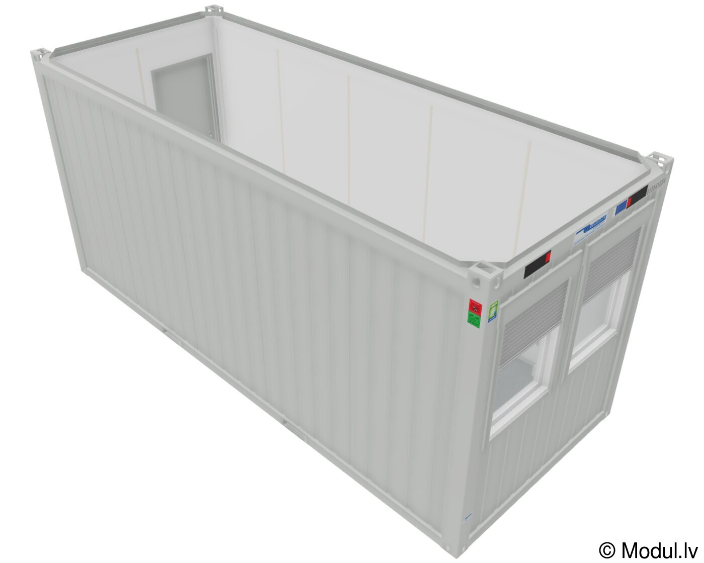 Kontorikonteiner STANDART 6 × 2,5 m